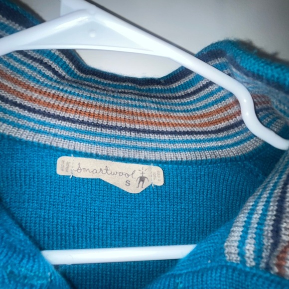 Smartwool Women's Teal Merino wool Sweater - Picture 3 of 3